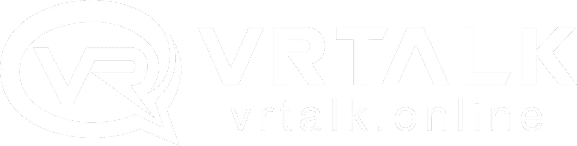 VRTalk Logo White
